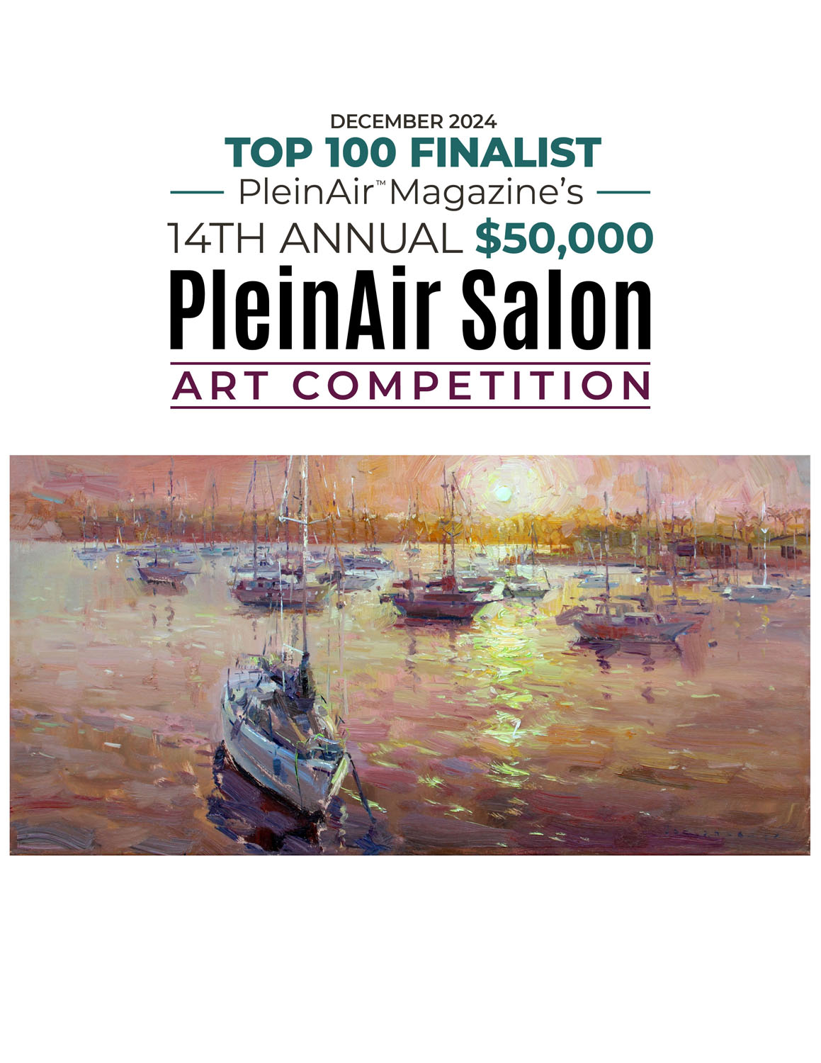 PleinAir Salon top 100 finalist December 2025