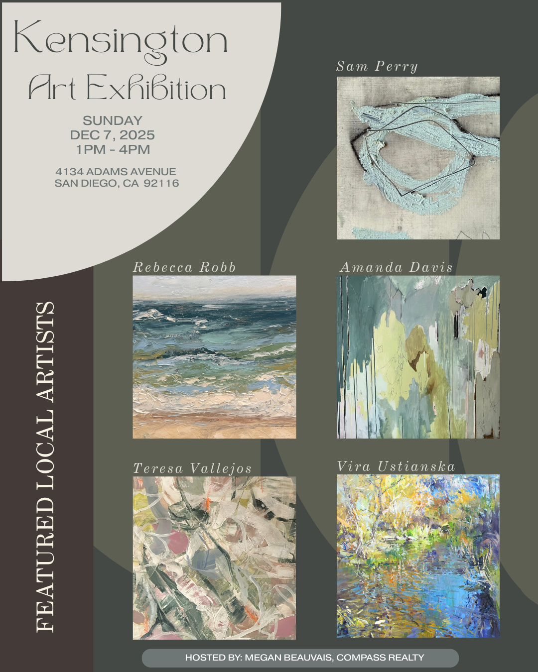 Beige &amp_ Black Retro Vintage Typographic Summer Season Schedule Event Flyer (Instagram Post (